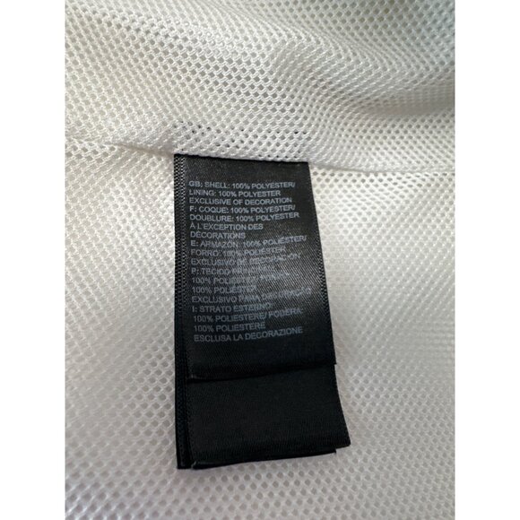 The North Face Mens White Windbreaker Jacket Zip-Up With Hood Size M - Picture 9 of 16